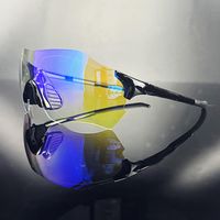 Simple Style Sports Color Block Resin Round Frame Half Frame Sports Sunglasses sku image 5