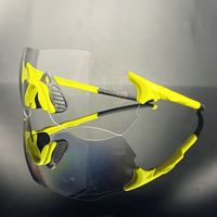 Simple Style Sports Color Block Resin Round Frame Half Frame Sports Sunglasses sku image 3