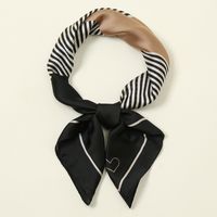Women's Simple Style Classic Style Color Block Polyester Printing Silk Scarf main image 2