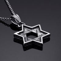 1 Piece Punk Star Titanium Steel Jewelry Accessories main image 4