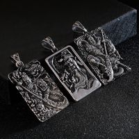 1 Piece Chinoiserie Retro Human Titanium Steel Jewelry Accessories main image 6