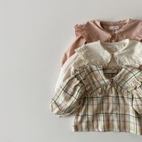 Cute Solid Color Cotton T-shirts & Blouses main image 1