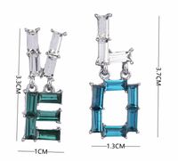 1 Pair Queen Love Artificial Crystal Drop Earrings main image 2