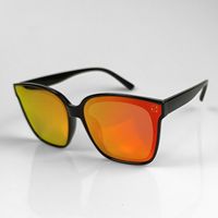 Simple Style Solid Color Tac Square Full Frame Women's Sunglasses sku image 1