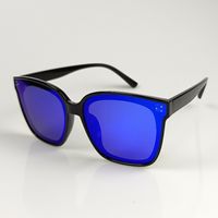 Simple Style Solid Color Tac Square Full Frame Women's Sunglasses sku image 3