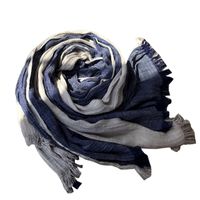 Women's Sweet Solid Color Cotton Patchwork Silk Scarf main image 2