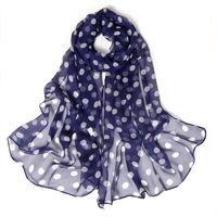 Women's Simple Style Classic Style Color Block Georgette Silk Scarf sku image 4