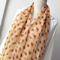Women's Simple Style Classic Style Color Block Georgette Silk Scarf sku image 20