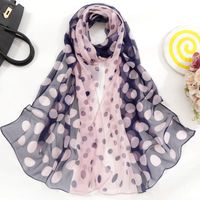 Women's Simple Style Classic Style Color Block Georgette Silk Scarf sku image 13