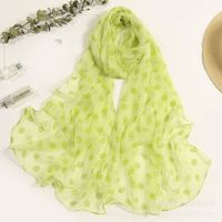 Women's Simple Style Classic Style Color Block Georgette Silk Scarf sku image 21
