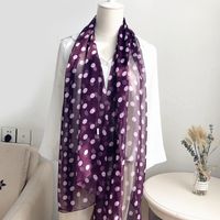 Women's Simple Style Classic Style Color Block Georgette Silk Scarf sku image 17