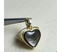 Simple Style Heart Shape Shell Plating Jewelry Accessories sku image 2