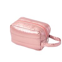Basic Solid Color Polyester Square Makeup Bags sku image 3