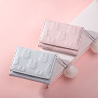 Women's Solid Color Pu Leather Hidden Buckle Wallets main image video