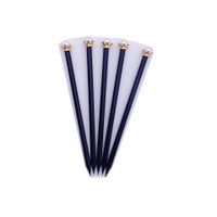 1 Piece Solid Color Class Learning Wood Retro Classic Style Pencil main image 3