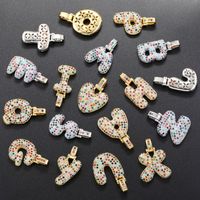 1 Piece Glam Letter Copper Inlay Jewelry Accessories main image 3