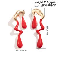 1 Pair Modern Style Classic Style Irregular Plating Alloy 18k Gold Plated Ear Studs sku image 4