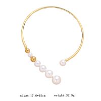 Wholesale Lady Pearl Copper Plating Artificial Pearls Choker main image 2