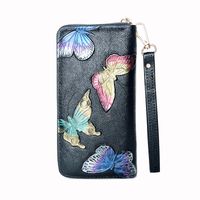 Women's Flower Pu Leather Zipper Wallets main image 4