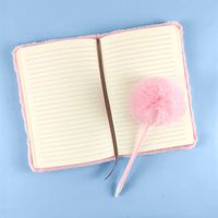 1 Piece Solid Color Class Learning Cloth Cute Sweet Notebook main image 5