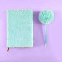 1 Piece Solid Color Class Learning Cloth Cute Sweet Notebook sku image 3