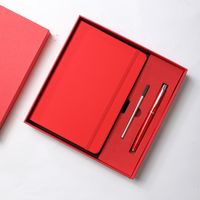 1 Piece Solid Color Class Learning Pu Leather Business Notebook sku image 17