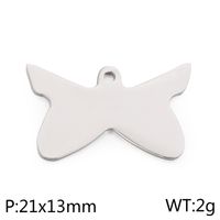 1 Piece Stainless Steel Butterfly sku image 6