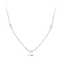 Simple Style Star Sterling Silver Plating Gold Plated Necklace main image 3
