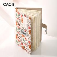 1 Piece Letter Class Learning Pu Leather Retro Notebook main image 5