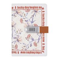 1 Piece Letter Class Learning Pu Leather Retro Pastoral Notebook main image 5