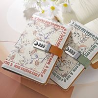 1 Piece Letter Class Learning Pu Leather Retro Pastoral Notebook main image 4