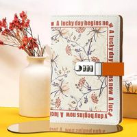 1 Piece Letter Class Learning Pu Leather Retro Pastoral Notebook main image 3