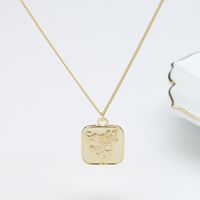 Simple Style Flower Sterling Silver Plating Gold Plated Pendant Necklace main image 6