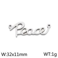 Romantic Letter Stainless Steel Jewelry Accessories sku image 3