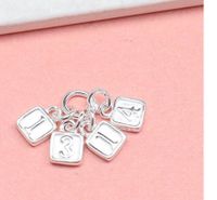 Streetwear Letter Sterling Silver Valentine's Day Jewelry Accessories sku image 5