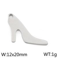 Lady High Heel Stainless Steel Jewelry Accessories sku image 2