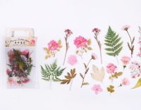 1 Piece Flower Class Learning Pvc Self-adhesive Retro Pastoral Stickers sku image 3