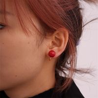 1 Pair Ig Style Elegant Simple Style Geometric Epoxy Plating Inlay Copper Pearl Ear Cuffs main image 8