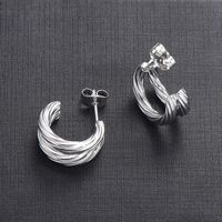 1 Pair Simple Style Classic Style Solid Color Polishing Stainless Steel Ear Studs sku image 3