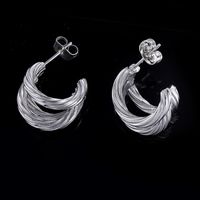 1 Pair Simple Style Classic Style Solid Color Polishing Stainless Steel Ear Studs sku image 4