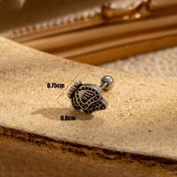 1 Piece French Style Simple Style Korean Style Heart Shape Butterfly Twist Inlay Copper Zircon Earrings sku image 2