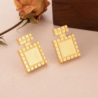 1 Pair Ig Style Perfume Bottle Plating Copper 18k Gold Plated Ear Studs main image 3