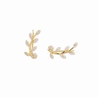 1 Pair Simple Style Flower Inlay Sterling Silver Gem Ear Studs main image 1