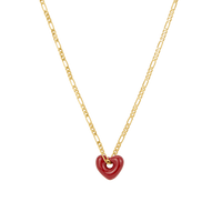 Copper Elegant Heart Shape Necklace main image 4