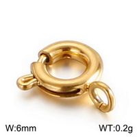 1 Piece Stainless Steel 18K Gold Plated Geometric sku image 3