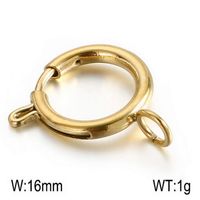 1 Piece Stainless Steel 18K Gold Plated Geometric sku image 9