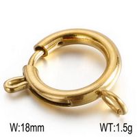 1 Piece Stainless Steel 18K Gold Plated Geometric sku image 10