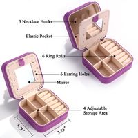Casual Letter Pu Leather Jewelry Boxes main image 2