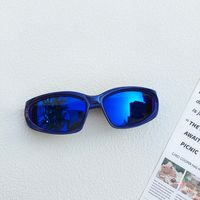 Casual Vacation Sports Geometric Pc Resin Avaitor Full Frame Kids Sunglasses sku image 4