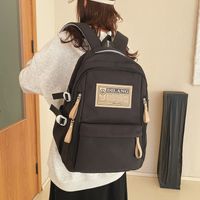 Large-capacity Retro Canvas Backpack, Same Style School Bag main image 7